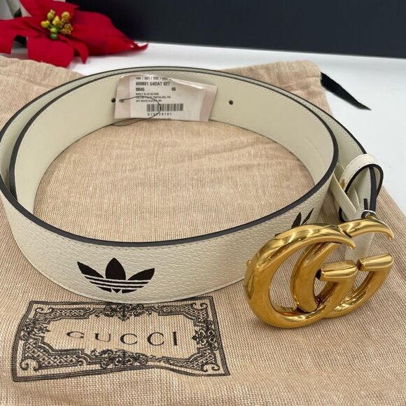 Unisex Gucci, X Adidas, GG marmont Belt size 95 cm/38 inches made in Italy - Picture 3 of 6